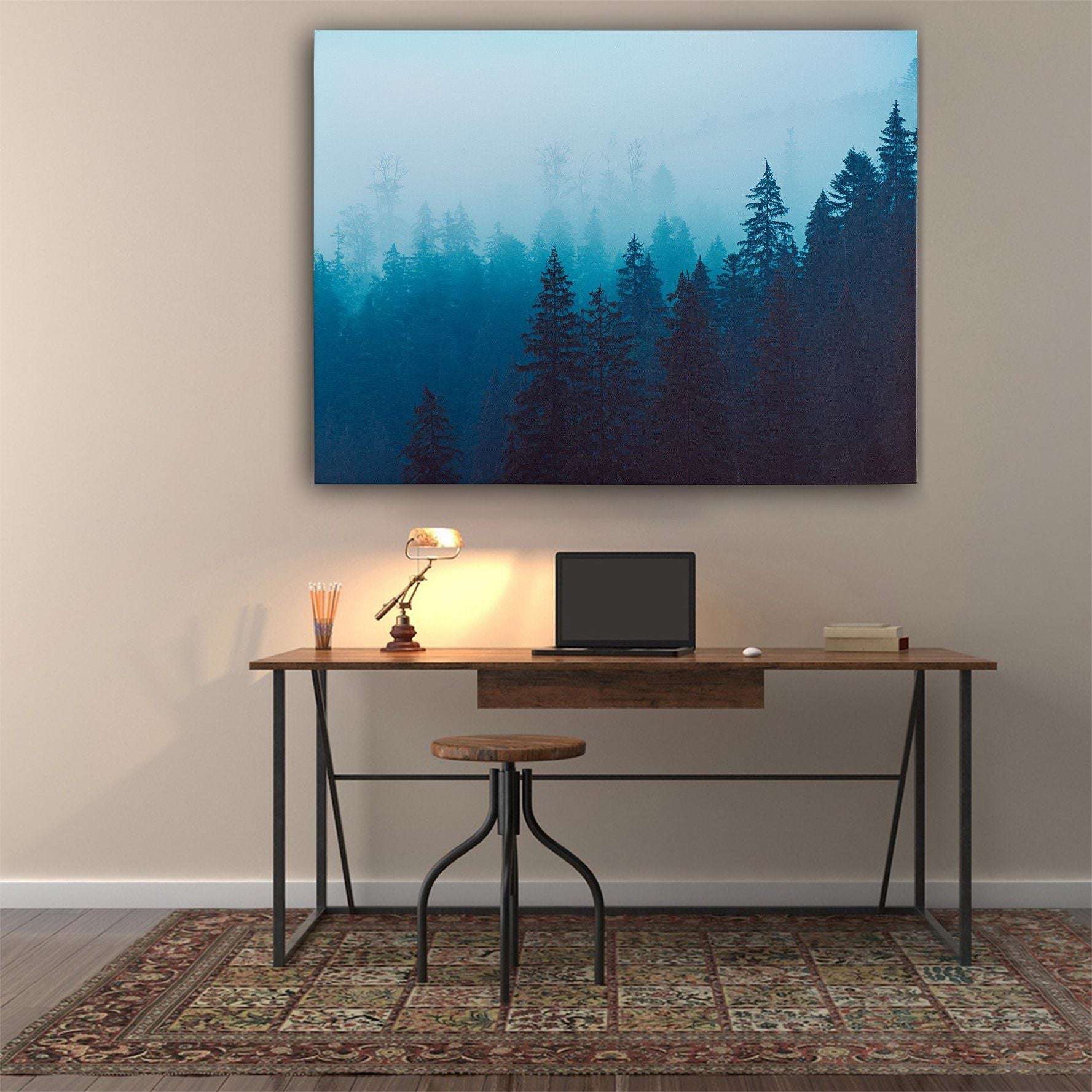 Misty Forest I Canvas Wido 