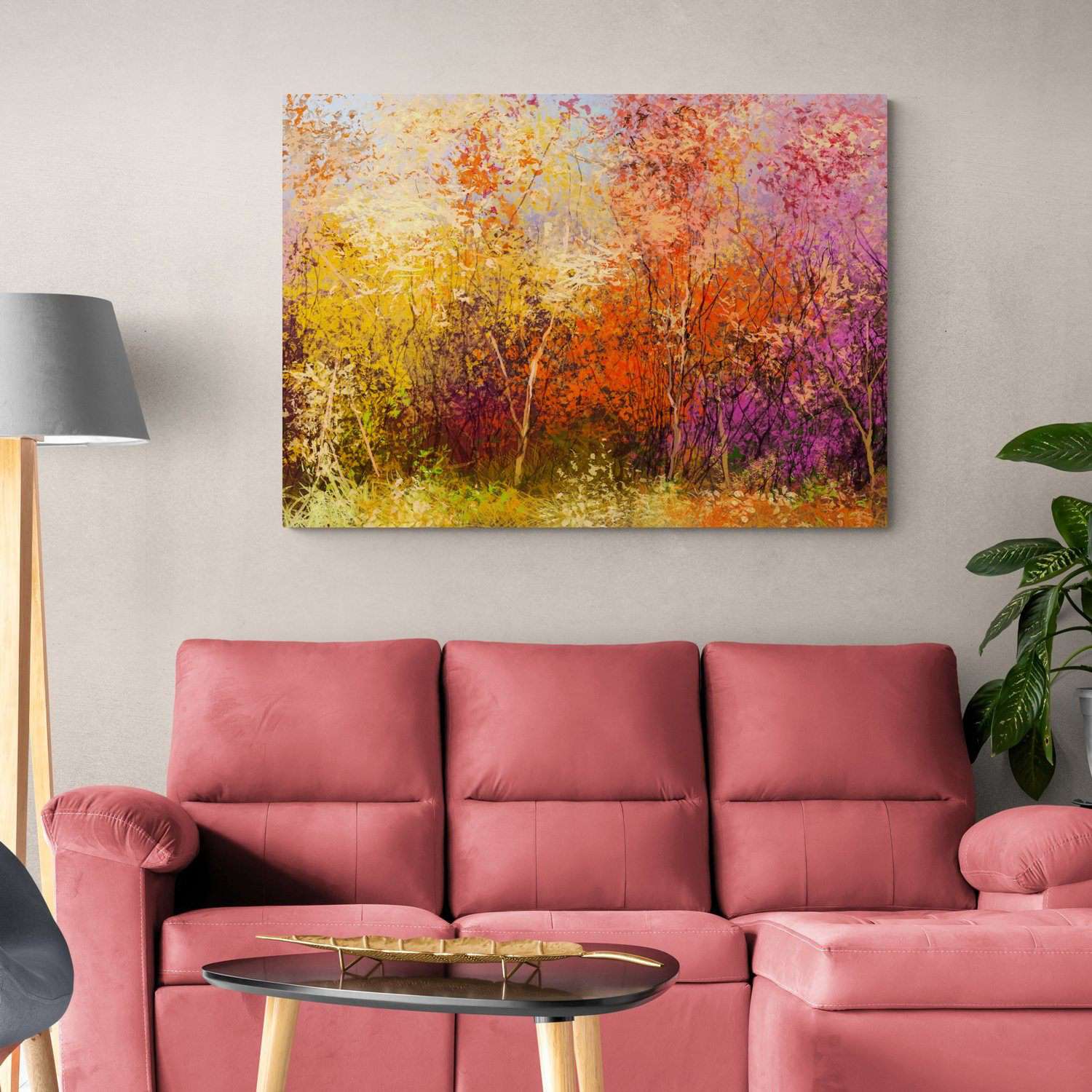 Colourful Autumn Trees Canvas Magna Canvas 