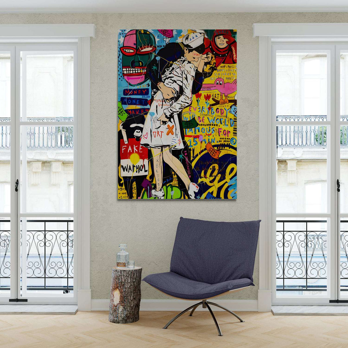 Graffiti VJ Day Kiss