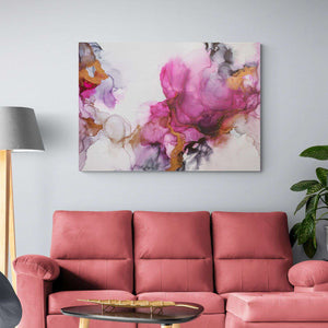 Rose Marble Abstract Canvas Magna Canvas 