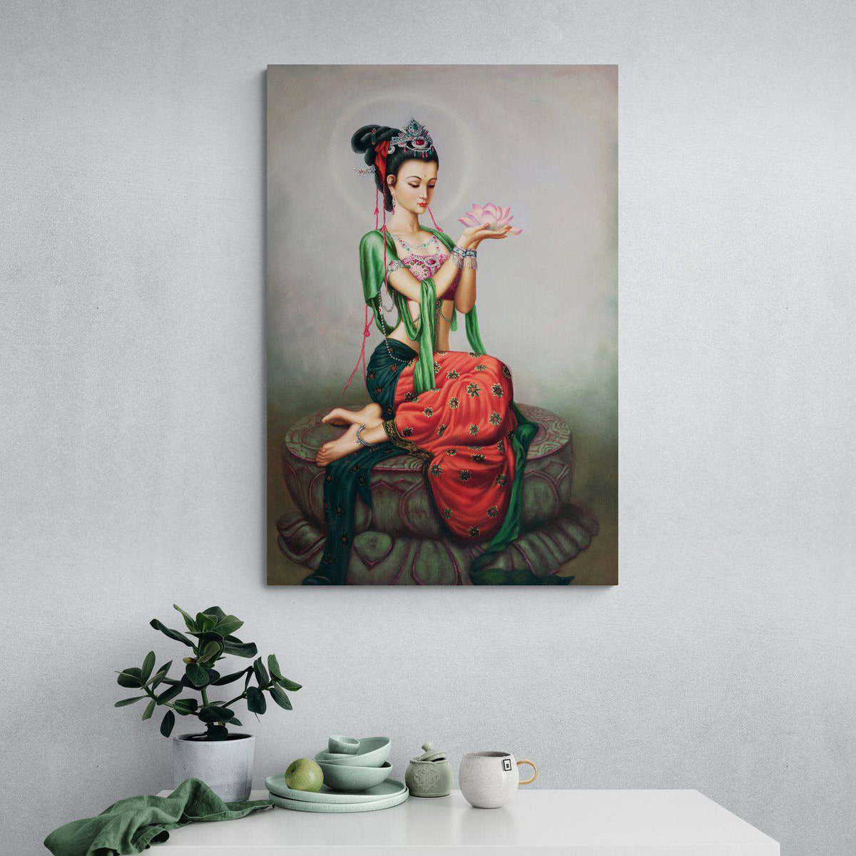 The Lotus Flower Canvas Magna Canvas 