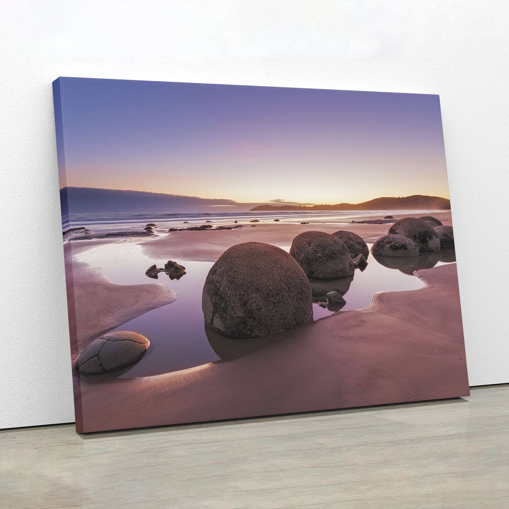 Moeraki Boulders At Low Tide