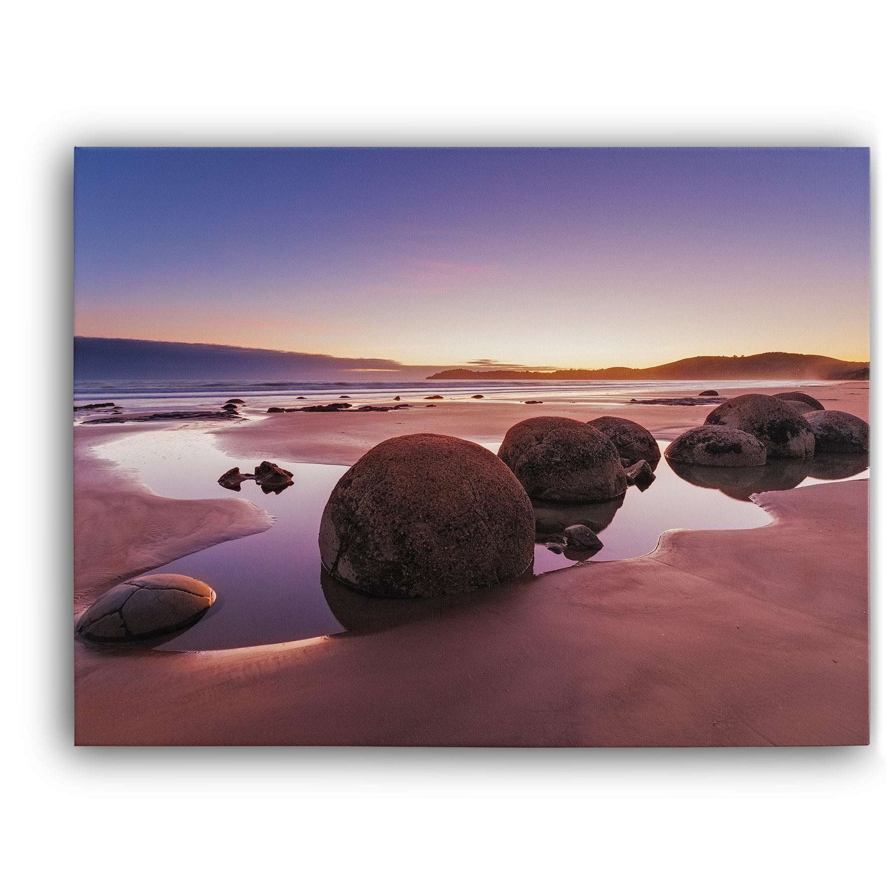 Moeraki Boulders At Low Tide