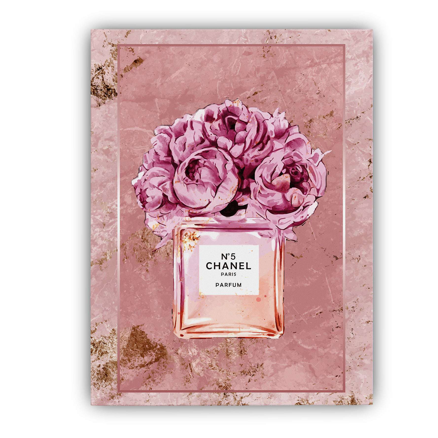 C#5 in Pink' Graphic Art Print on Canvas Picture Perfect International Format: Wrapped Canvas, Size: 40 H x 24 W x 1 D