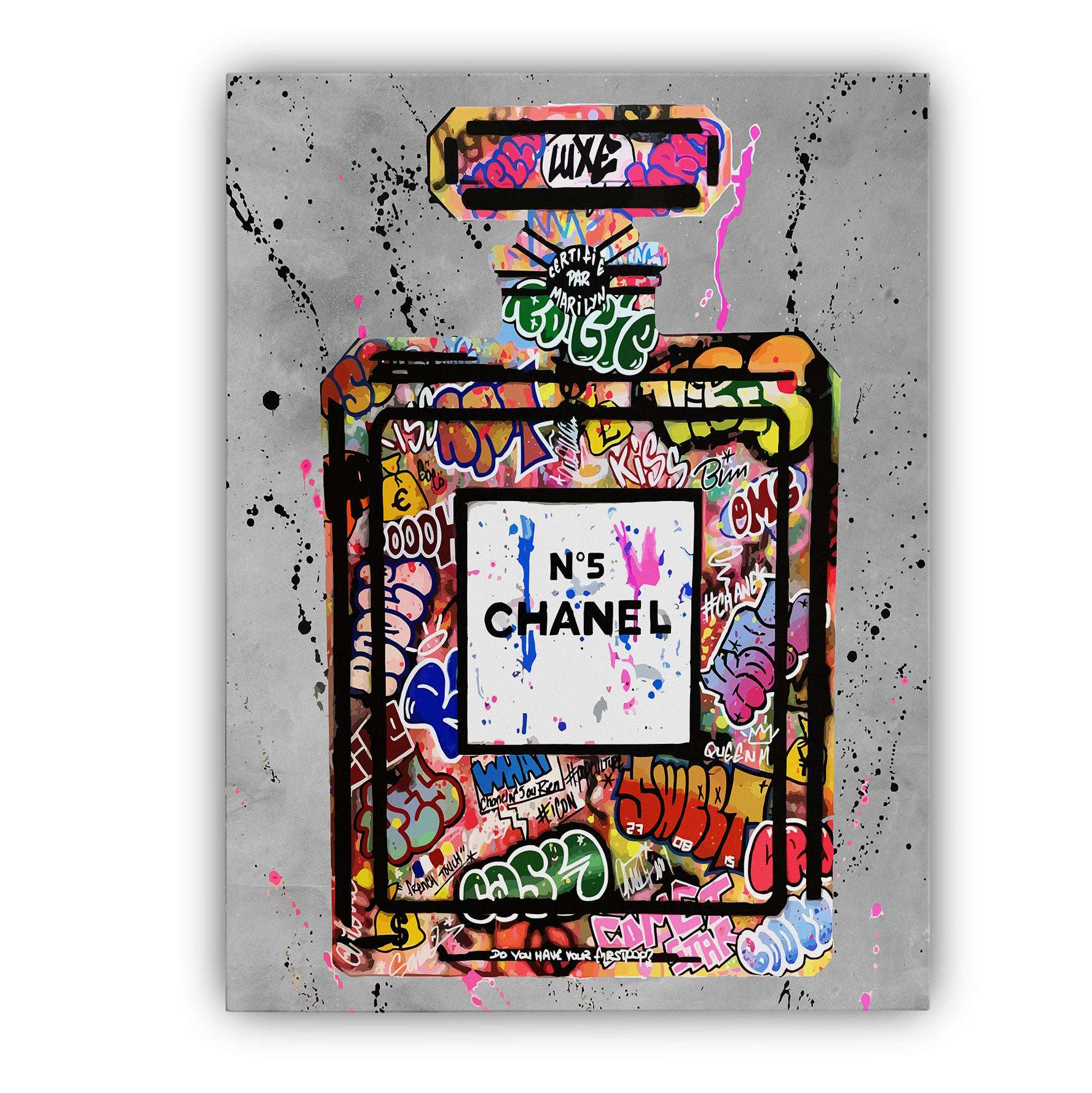 Multicolor Canvas Graffiti Art School Backpack Silver Hardware, 2014, Handbags & Accessories, The Chanel Collection, 2022
