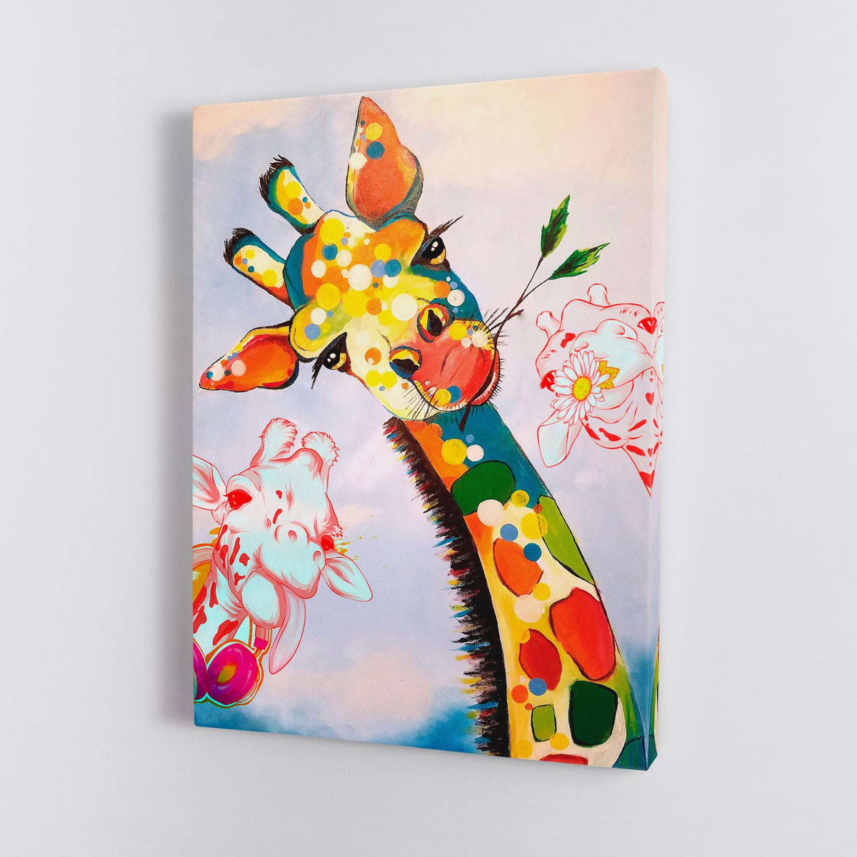 Happy Giraffe Family