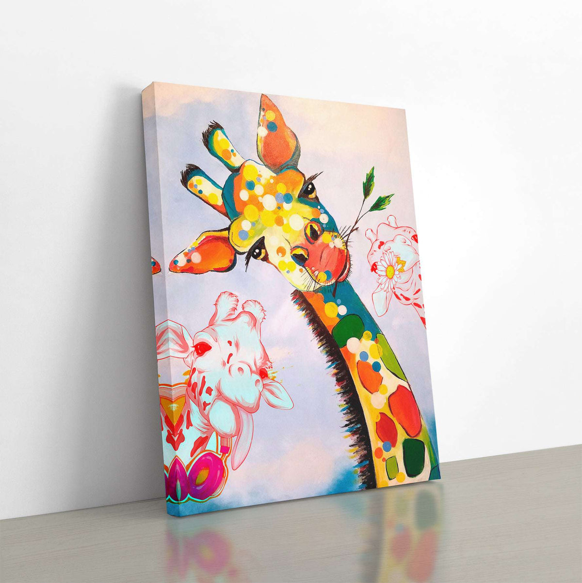 Happy Giraffe Family