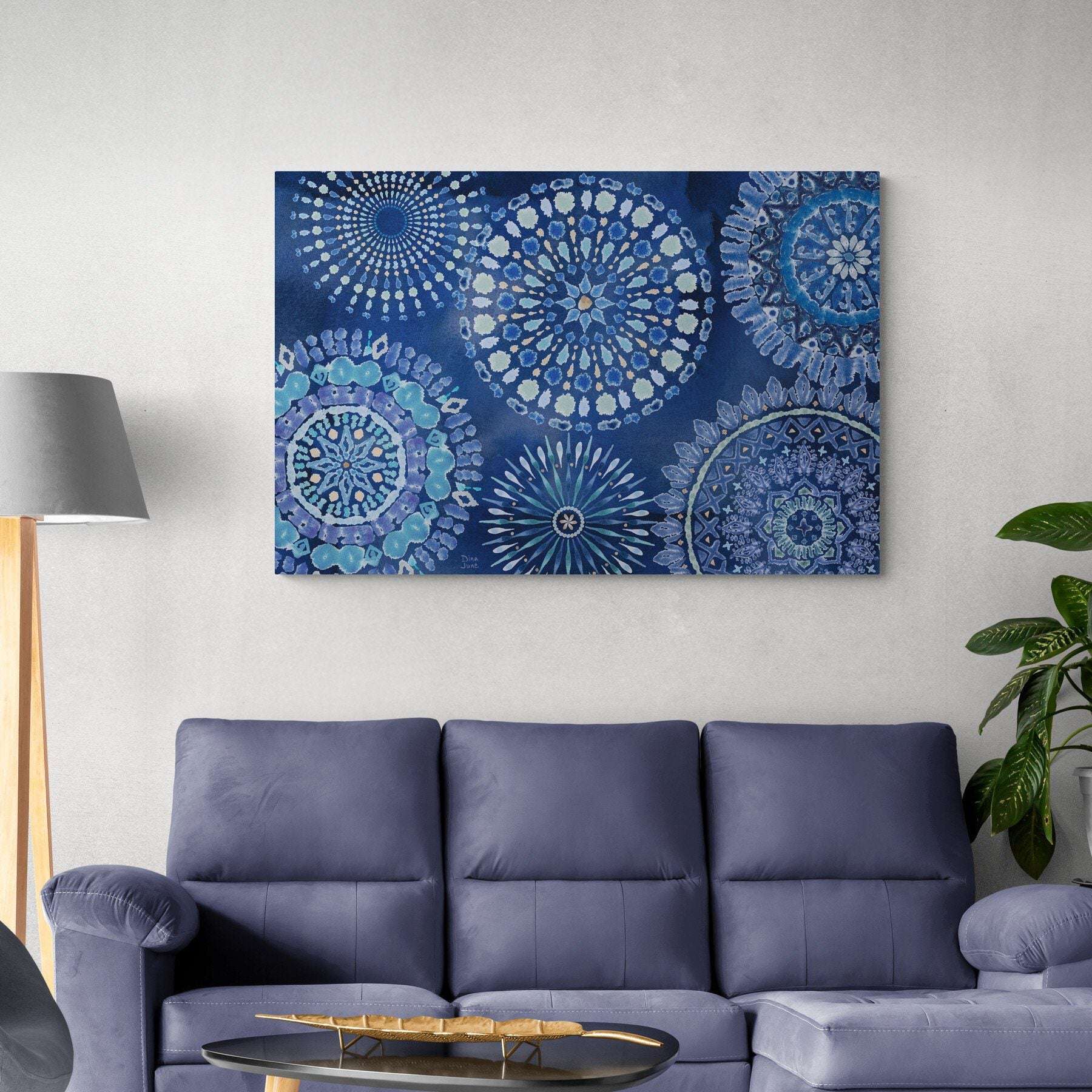 Indigo Splash XI Canvas Wido 