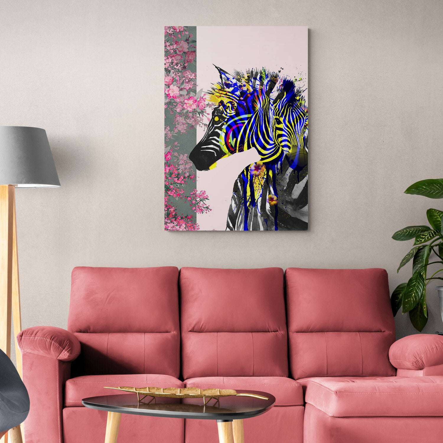 Fluorescent Zebra