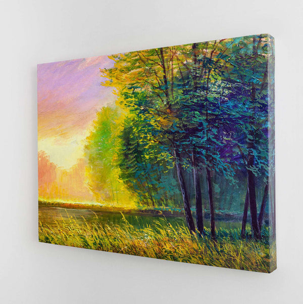Sun Drenched Landscape - Magna Canvas