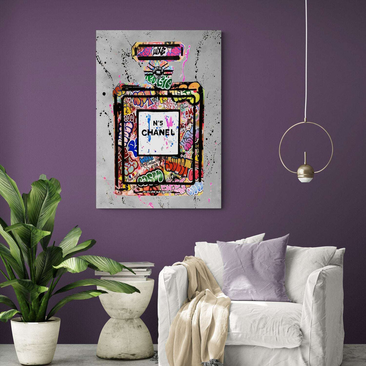 Graffiti Chanel No 5