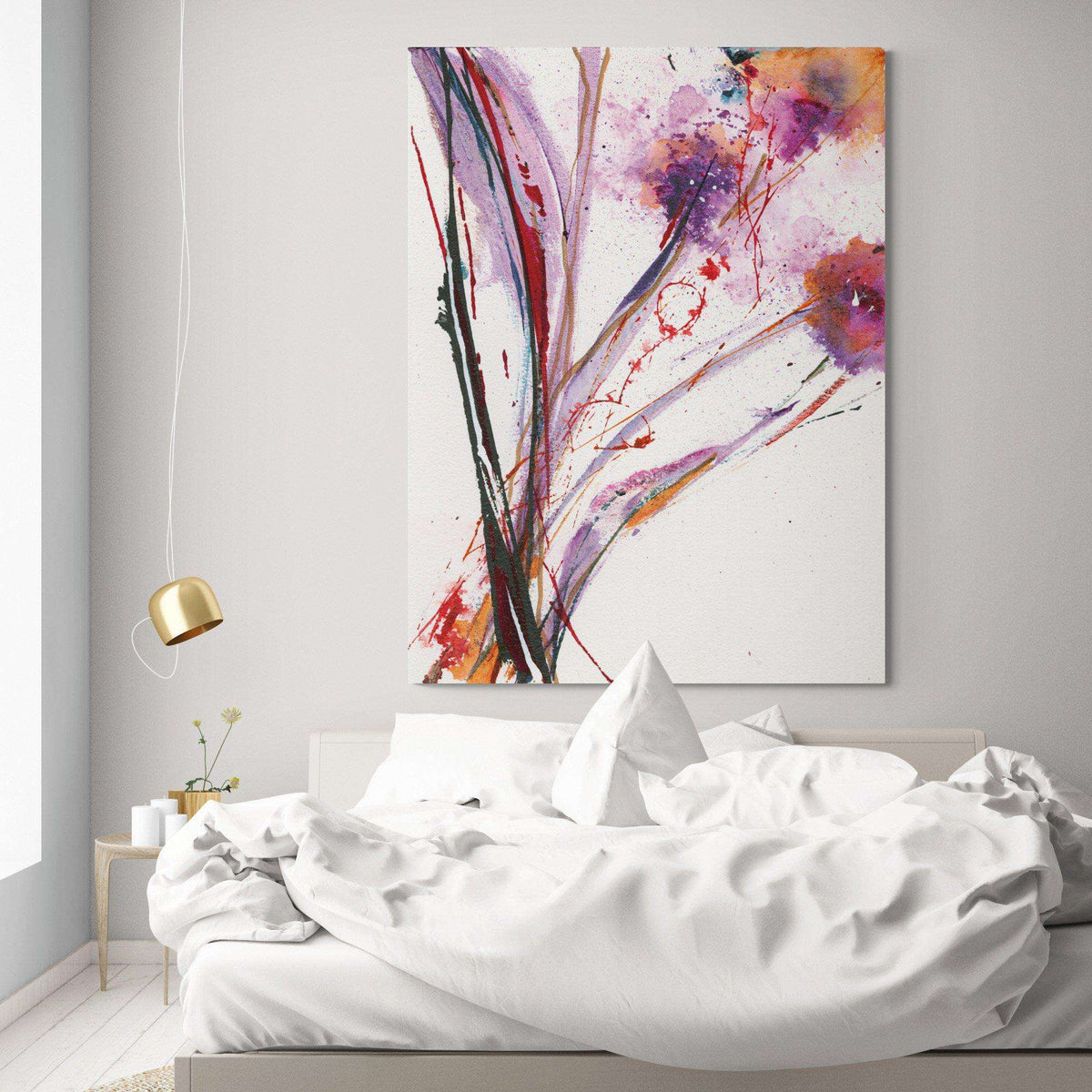 Floral Explosion III Canvas Wido 