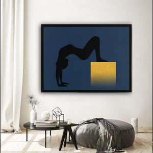 Golden Yoga I Canvas Wido 