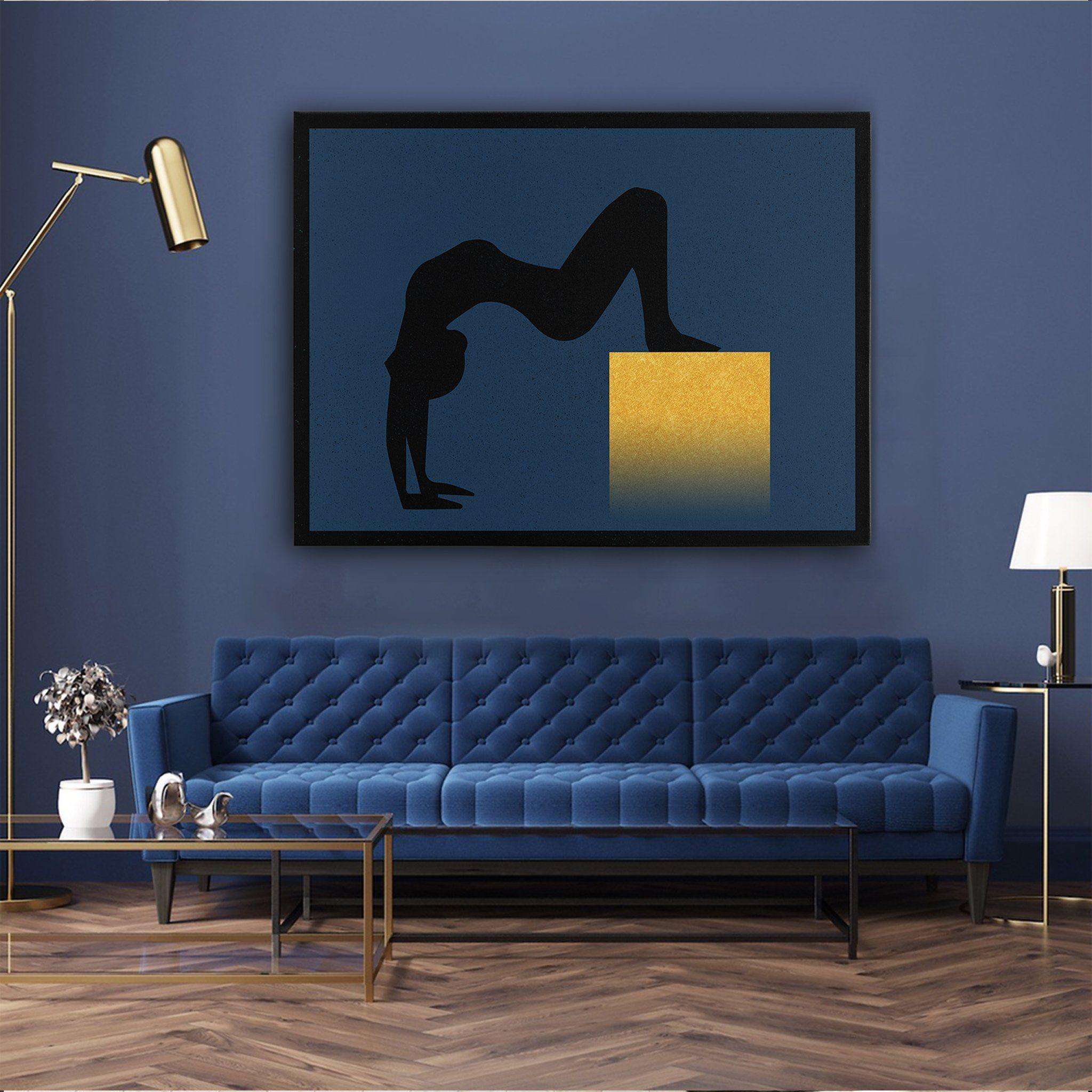 Golden Yoga I Canvas Wido 