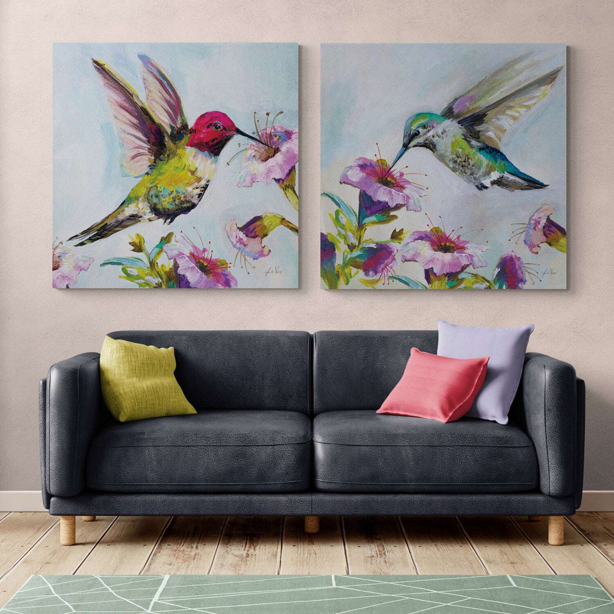 Hummingbird Florals I