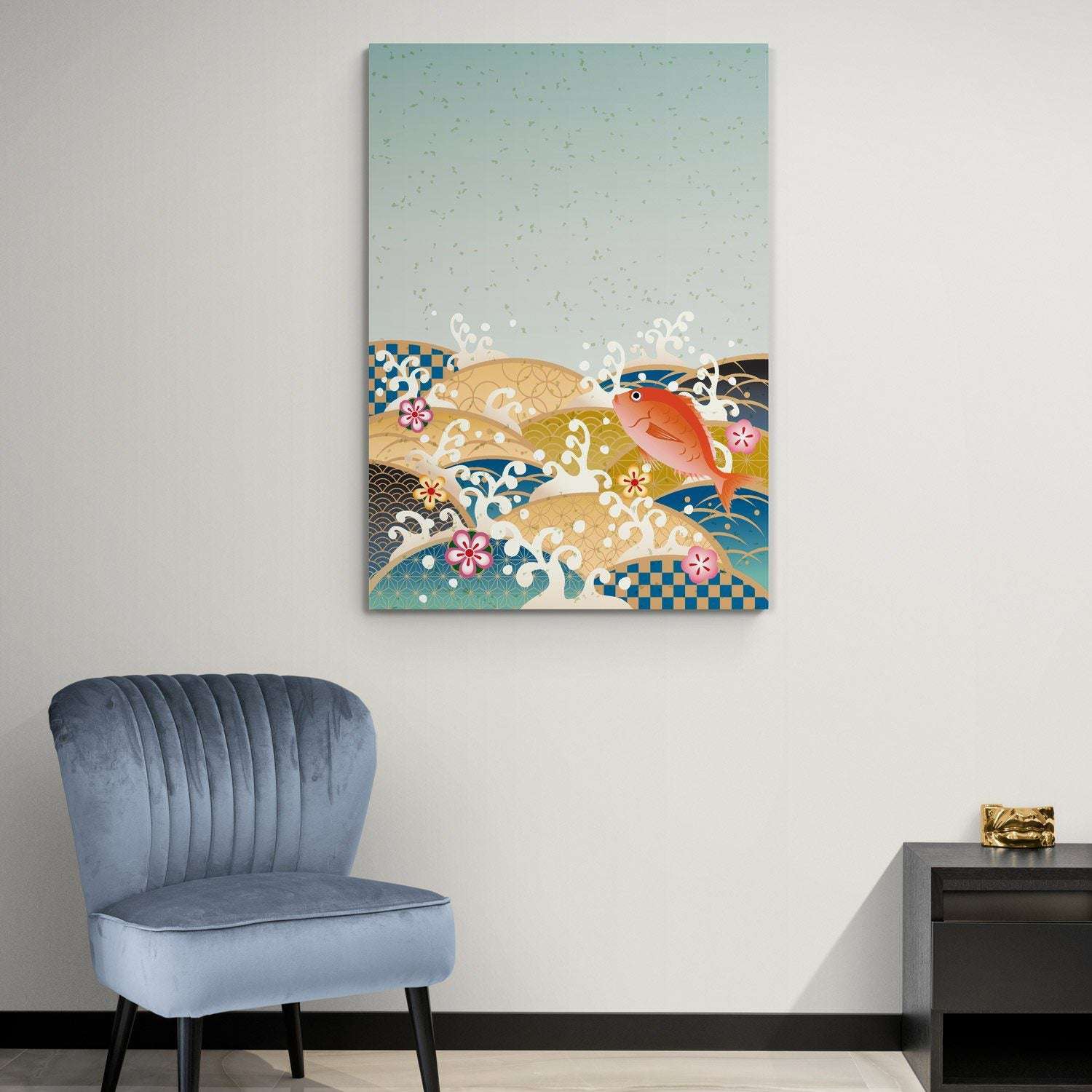 Jumping Fish Canvas Magna Canvas 