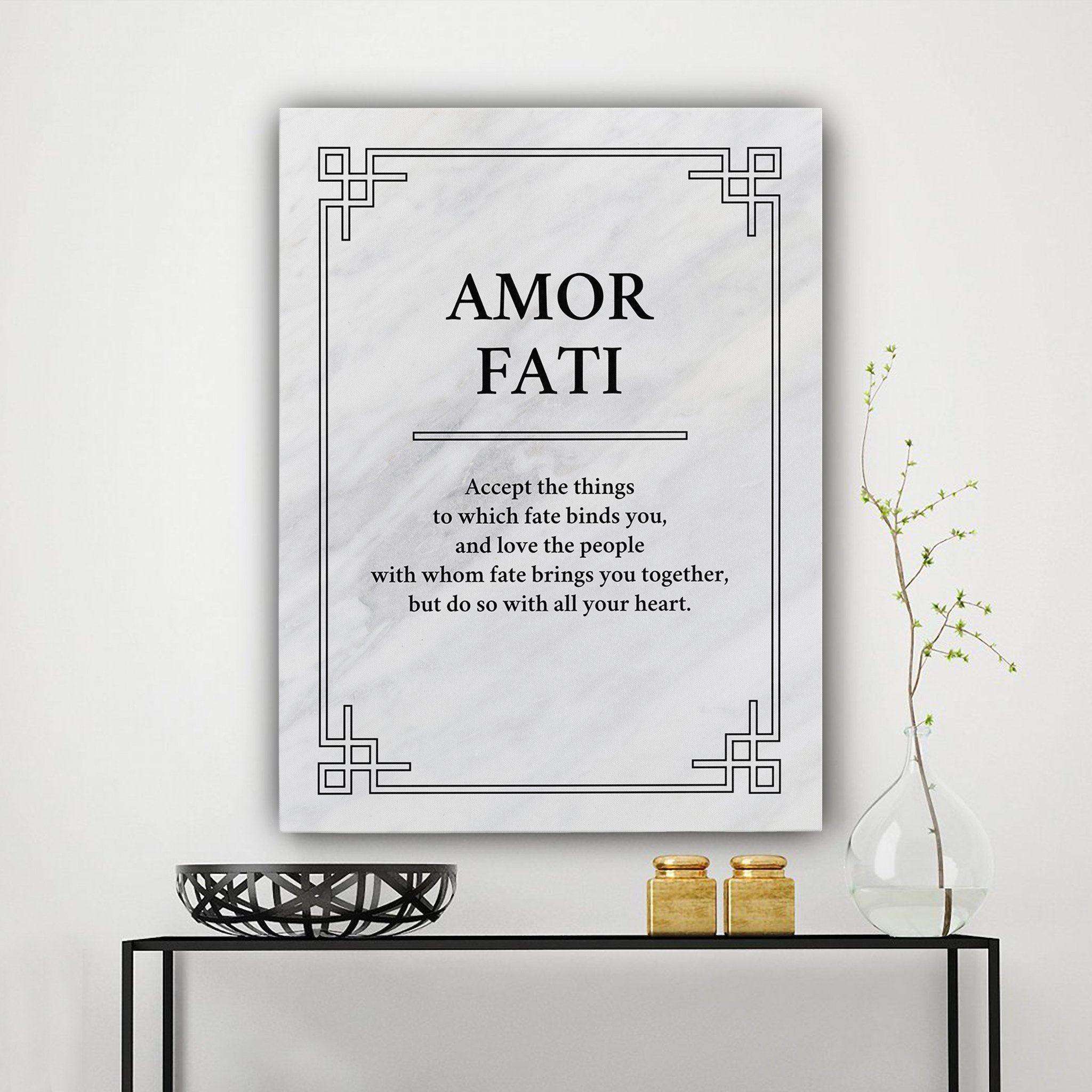 Amor Fati Canvas Wido 