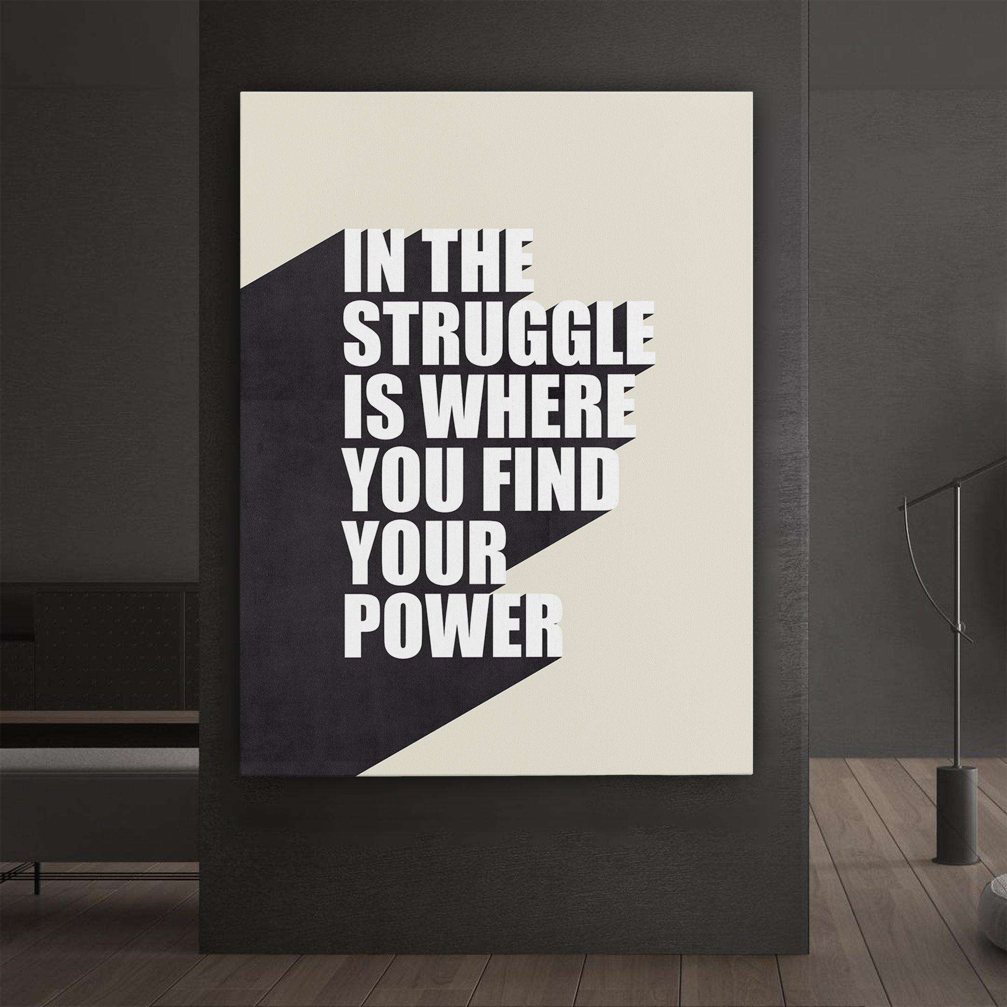 Love The Struggle Canvas Wido 