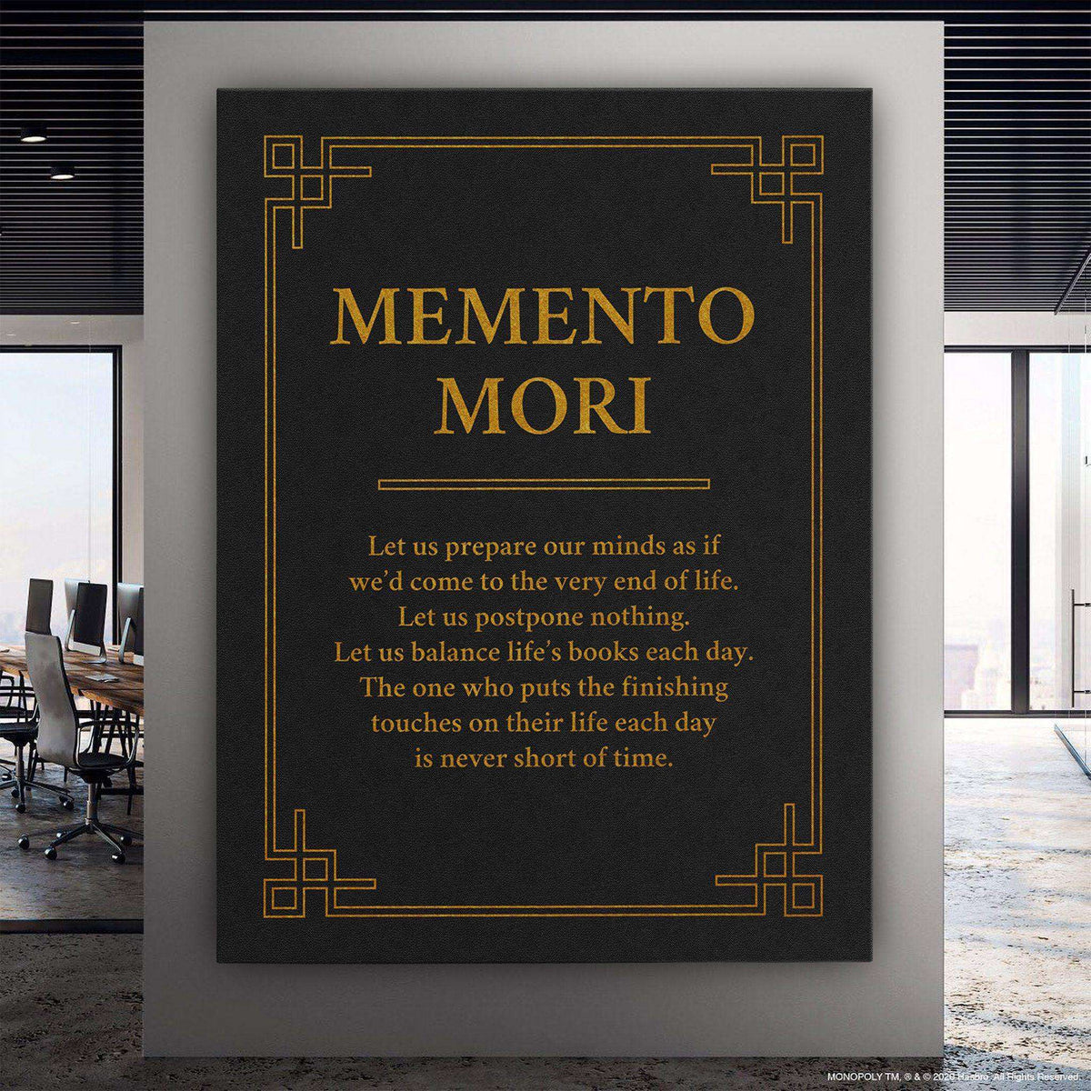 Memento Mori Canvas Wido 