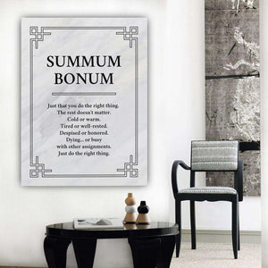 Summum Bonum Canvas Wido 60x90 cm / 24x36″ Marble 