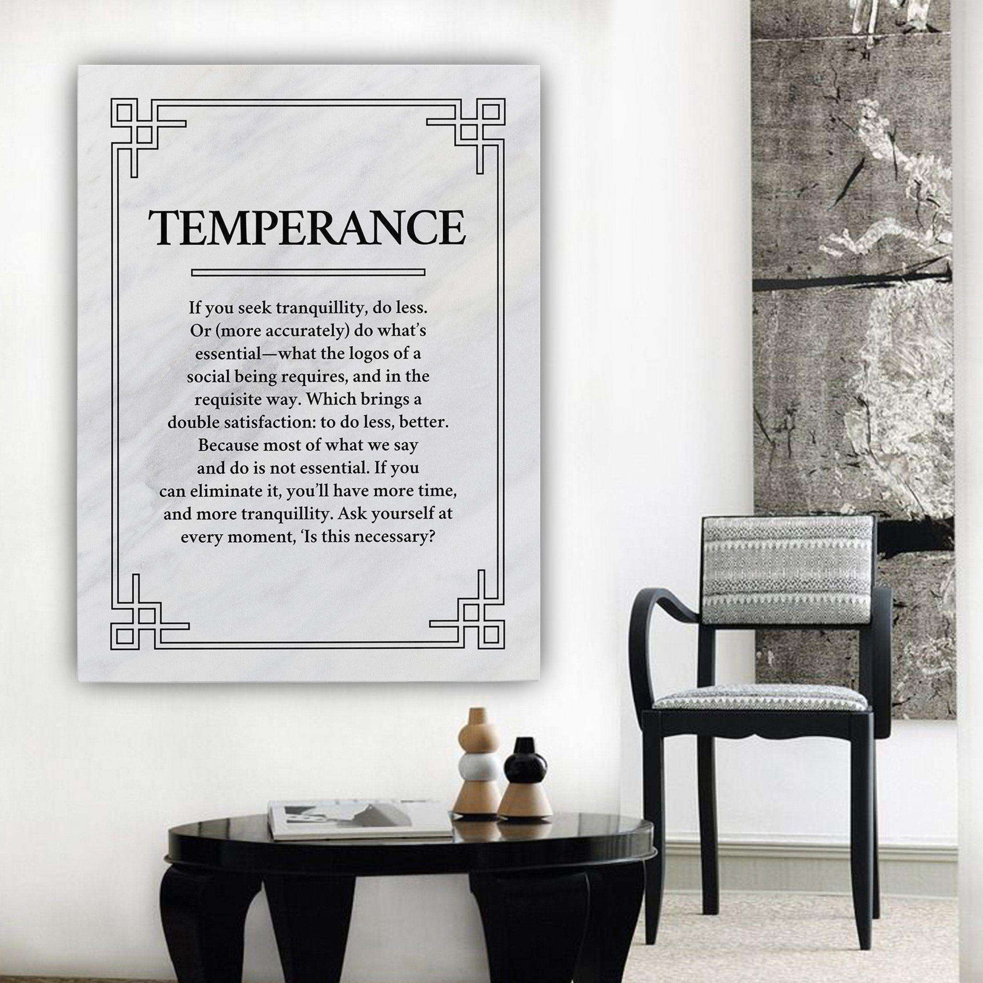 Temperance Canvas Wido 60x90 cm / 24x36″ Marble 